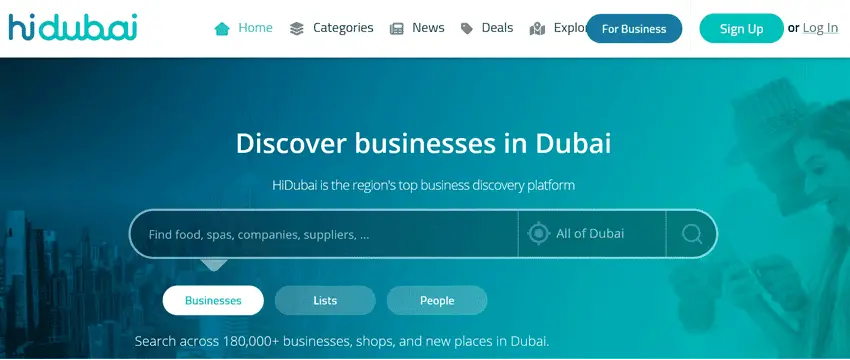 Hi Dubai Business Listing Site