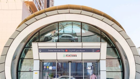 Dubai internet city metro station