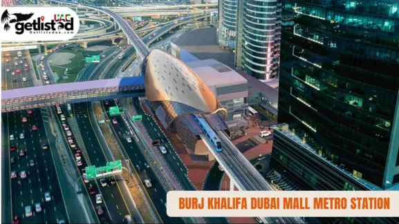 Burj khalifa dubai mall metro station