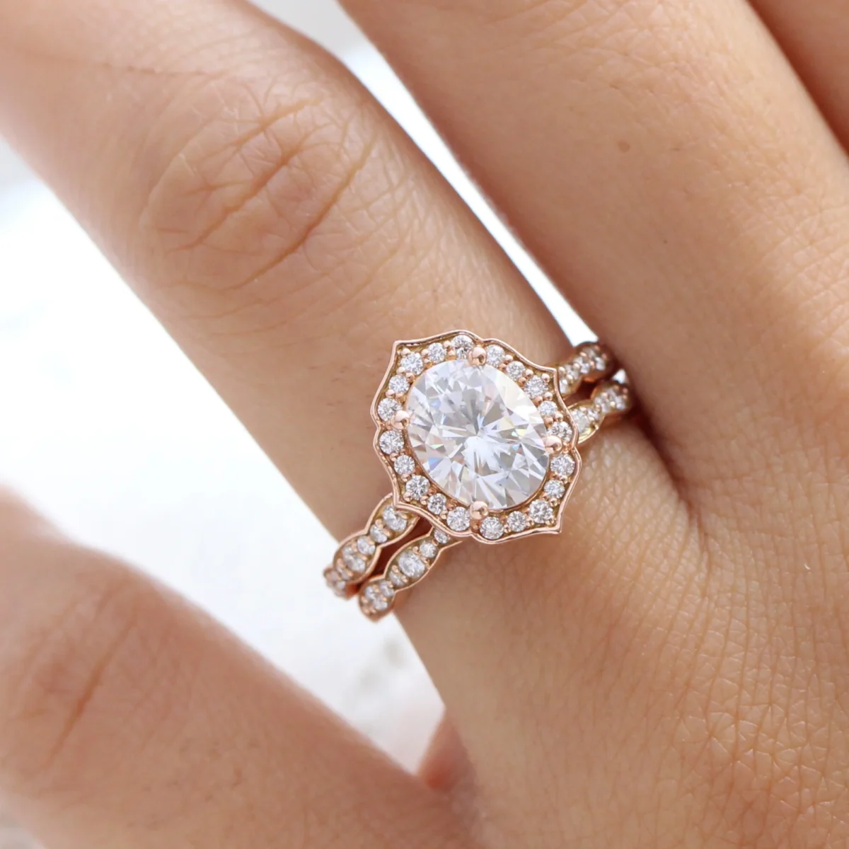 Old World Beauty in Oval Vintage Diamond Engagement Rings