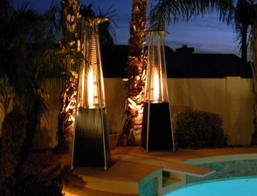 Climate Plus outdoor gas and electric patio heaters