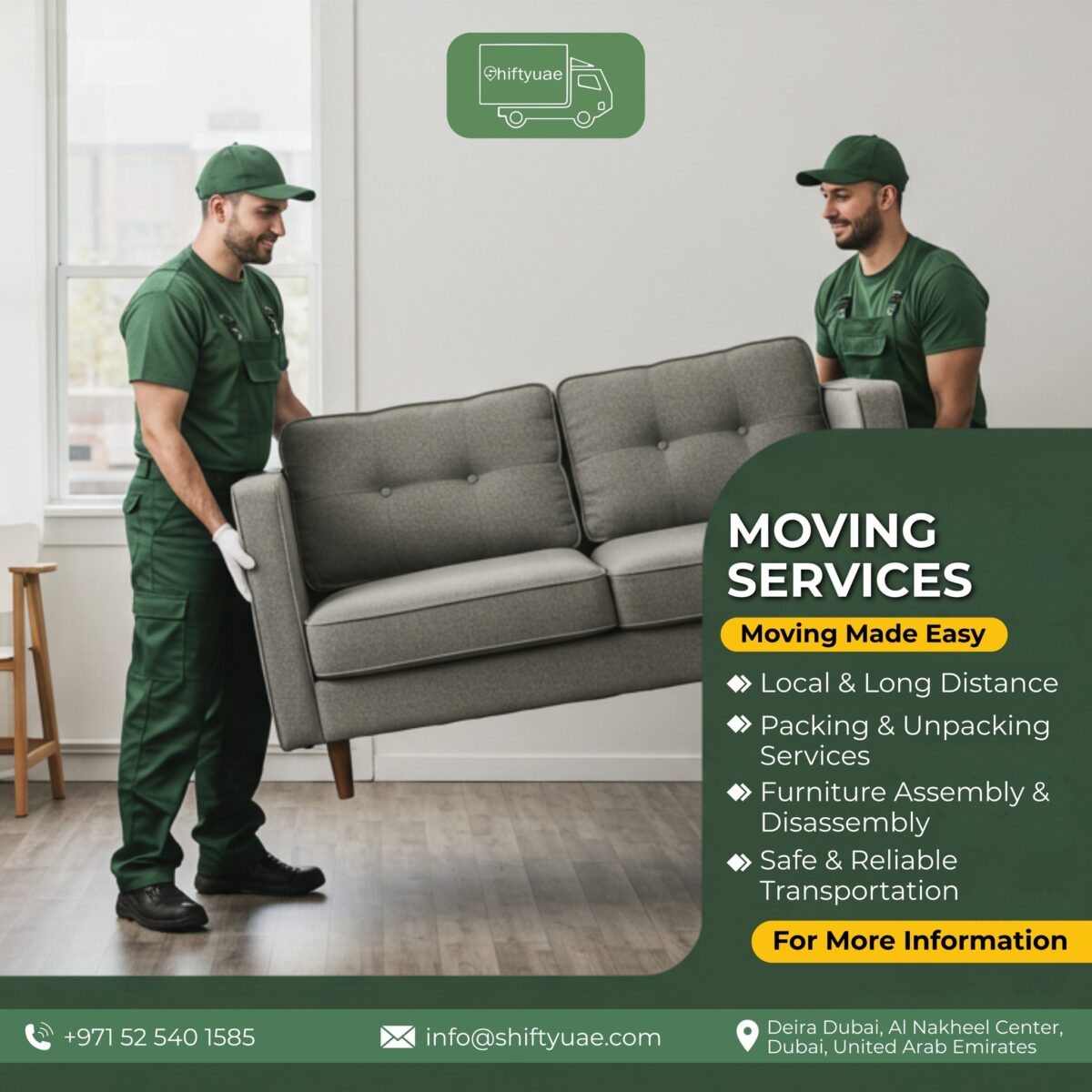Shifty UAE Movers and Packers in Dubai