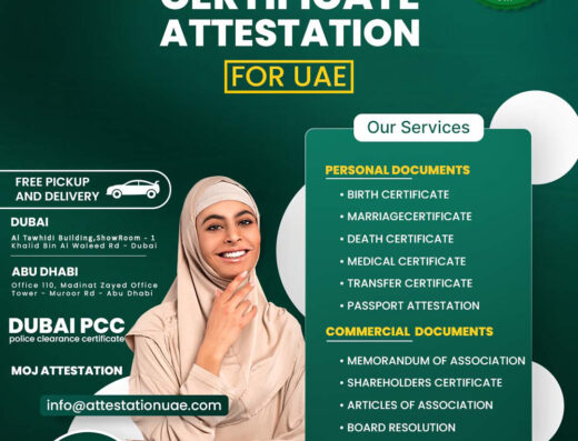 Certificate Attestation for UAE Dubai,sharjah