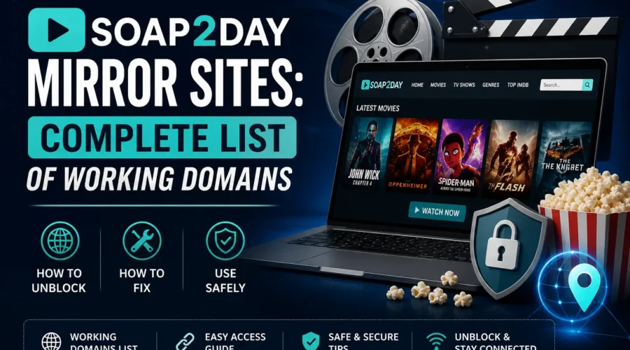 Soap2Day Mirror Sites: Complete List of Working Domains — How to Unblock, Fix & Use Safely