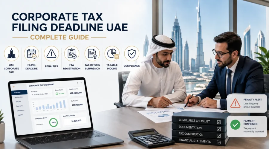 Corporate Tax Filing Deadline UAE: Complete Guide (Deadlines, Penalties & How to File)