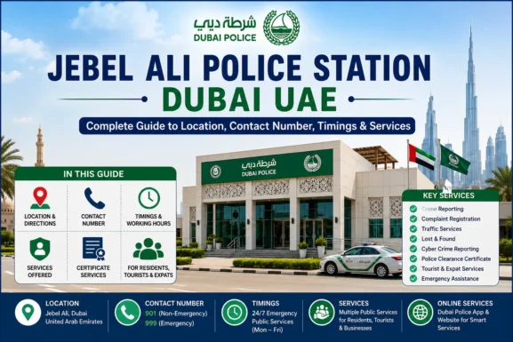 Jebel Ali Police Station Dubai UAE | Contact & Services