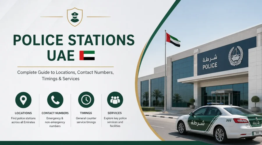 Police Stations UAE – Complete Guide to Locations, Contact Numbers, Timings & Services