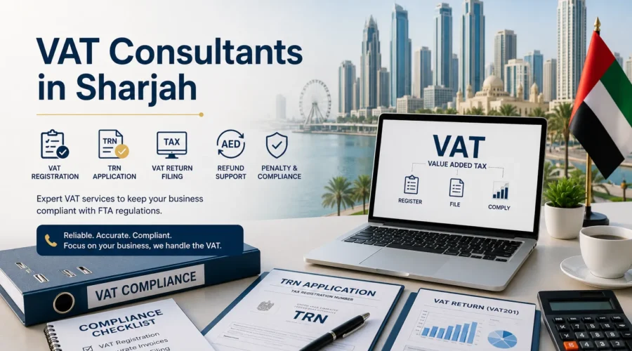 VAT Consultants in Sharjah for FTA, EmaraTax, TRN & VAT Compliance